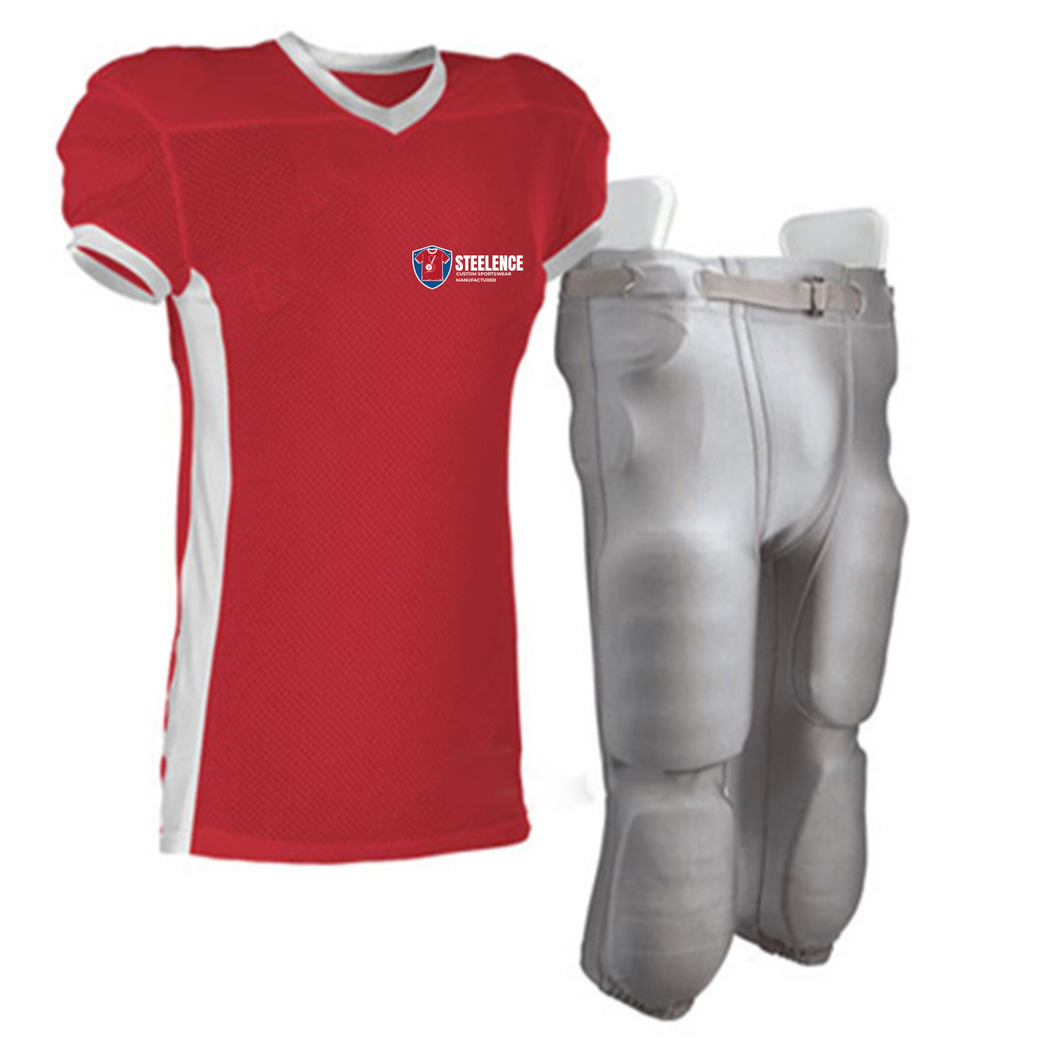 American Football Uniform with Shoulder Pads