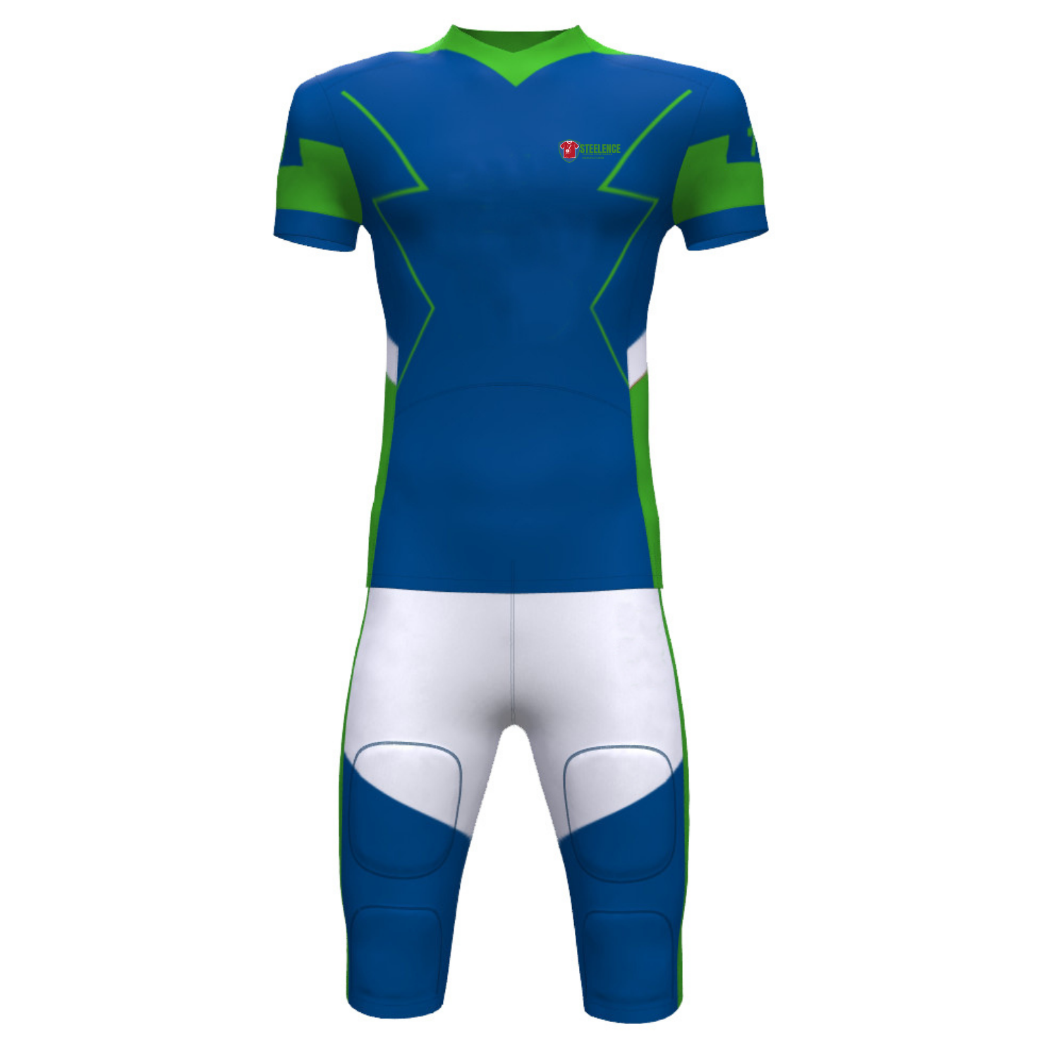 Buy blue American Football Uniform Full Set